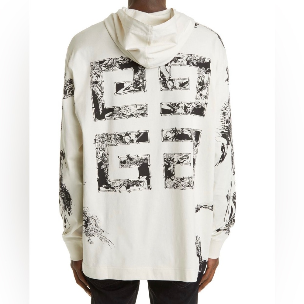 Givenchy gothic hoodie shirt. SOLD!